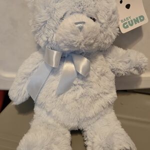 Gund Baby Light Blue Teddy Bear